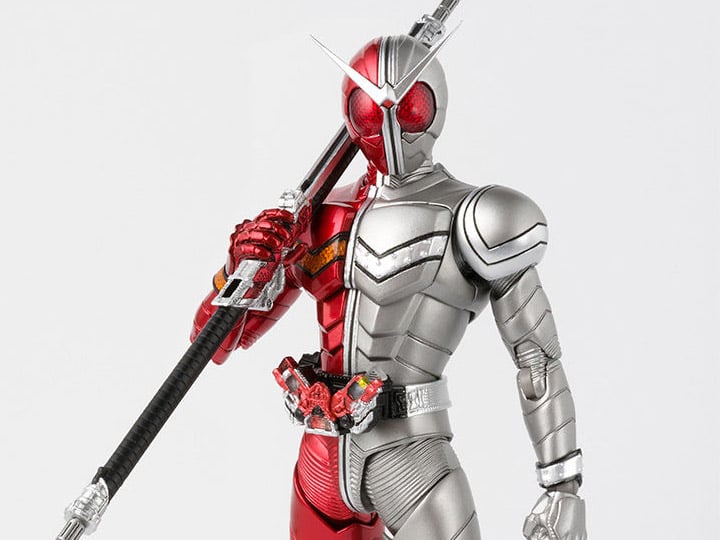 Kamen Rider W S.H.Figuarts -Shinkocchou Seihou- Kamen Rider Double Heat Metal Exclusive Action Figure Gallery Image 1