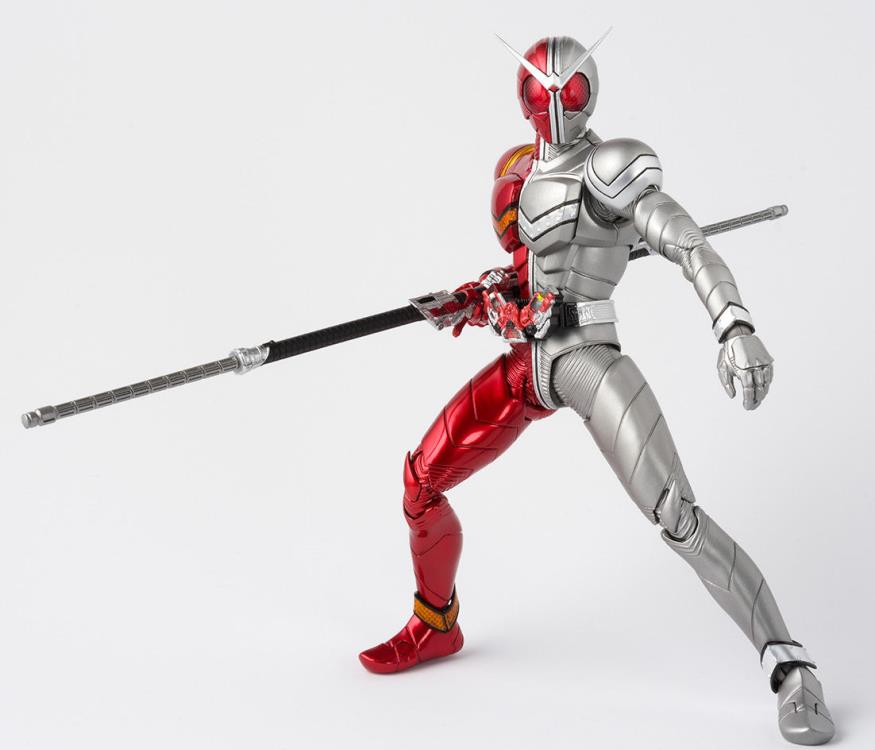 Kamen Rider W S.H.Figuarts -Shinkocchou Seihou- Kamen Rider Double Heat Metal Exclusive Action Figure Gallery Image 3