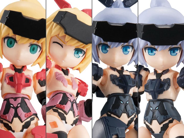 Frame Arms Girl Desktop Army KT-323f Jinrai Series Box of 4 Figures Gallery Image 1