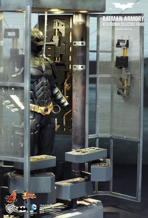The Dark Knight MMS236 Batman Armory with Bruce Wayne & Alfred Pennyworth 1/6th Scale Collectible Set Gallery Image 14