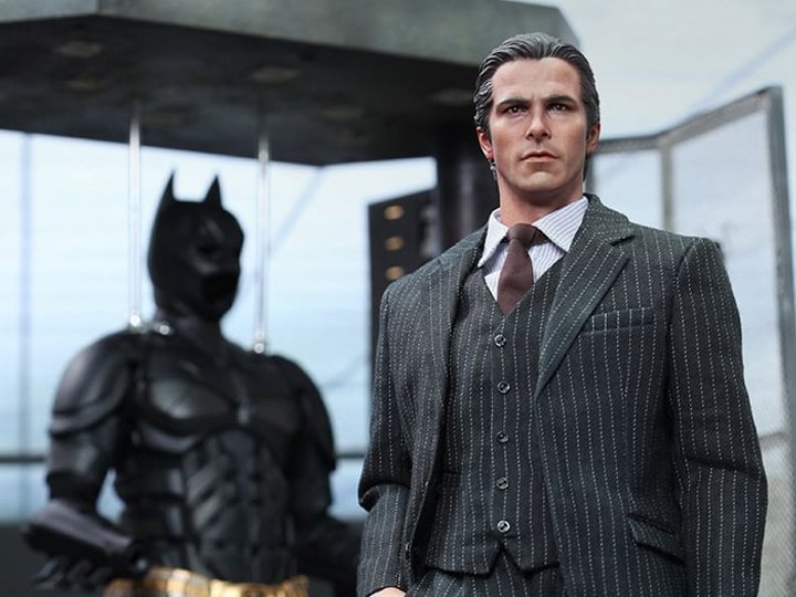 The Dark Knight MMS236 Batman Armory with Bruce Wayne & Alfred Pennyworth 1/6th Scale Collectible Set Gallery Image 1