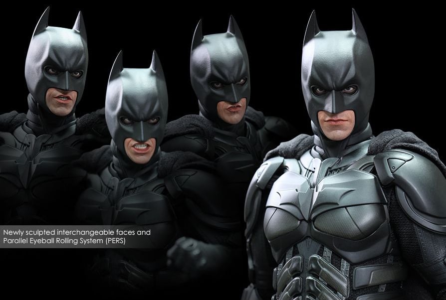 The Dark Knight MMS236 Batman Armory with Bruce Wayne & Alfred Pennyworth 1/6th Scale Collectible Set Gallery Image 8