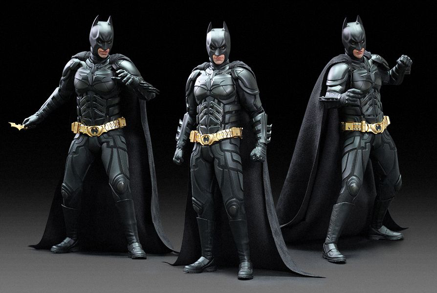 The Dark Knight MMS236 Batman Armory with Bruce Wayne & Alfred Pennyworth 1/6th Scale Collectible Set Gallery Image 9