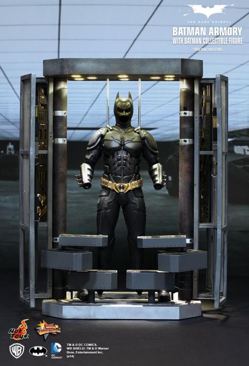 The Dark Knight MMS236 Batman Armory with Bruce Wayne & Alfred Pennyworth 1/6th Scale Collectible Set Gallery Image 20