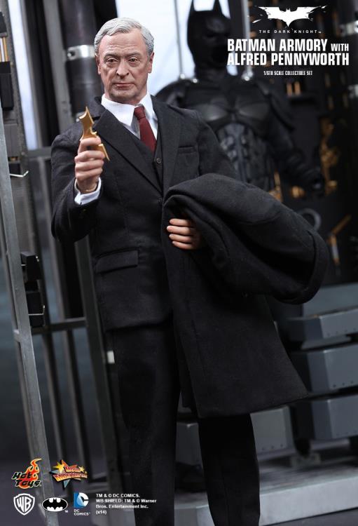 The Dark Knight MMS236 Batman Armory with Bruce Wayne & Alfred Pennyworth 1/6th Scale Collectible Set Gallery Image 6