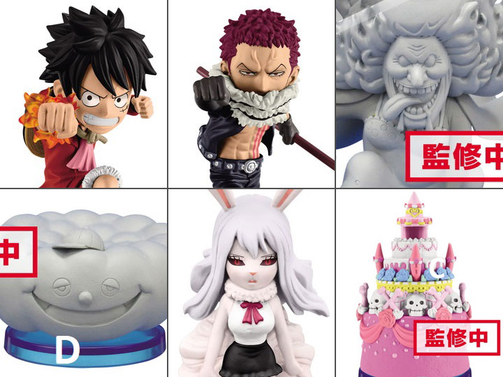 One Piece World Collectible Figure Vol. 3 Whole Cake Island Set of 6 Gallery Image 1