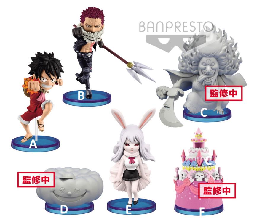 One Piece World Collectible Figure Vol. 3 Whole Cake Island Set of 6 Gallery Image 3