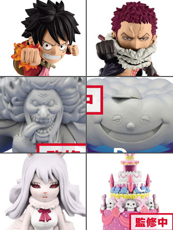 One Piece World Collectible Figure Vol. 3 Whole Cake Island Set of 6 Gallery Image 2