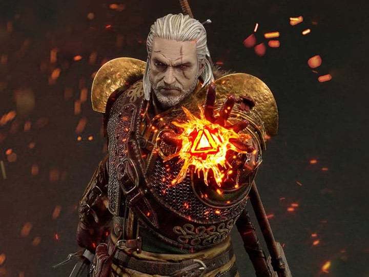 The Witcher 3: Wild Hunt Premium Masterline Geralt of Rivia (Skellige Undvik Armor) 1/4 Scale Statue Gallery Image 1