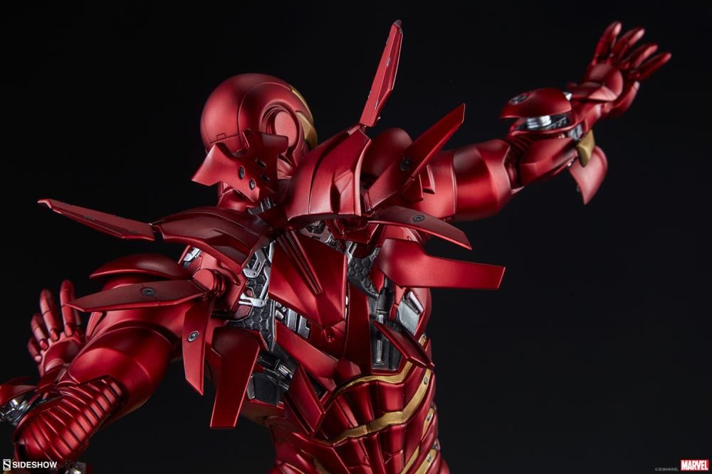 Marvel Adi Granov Artist Series Iron Man Extremis Mark II Statue Gallery Image 8