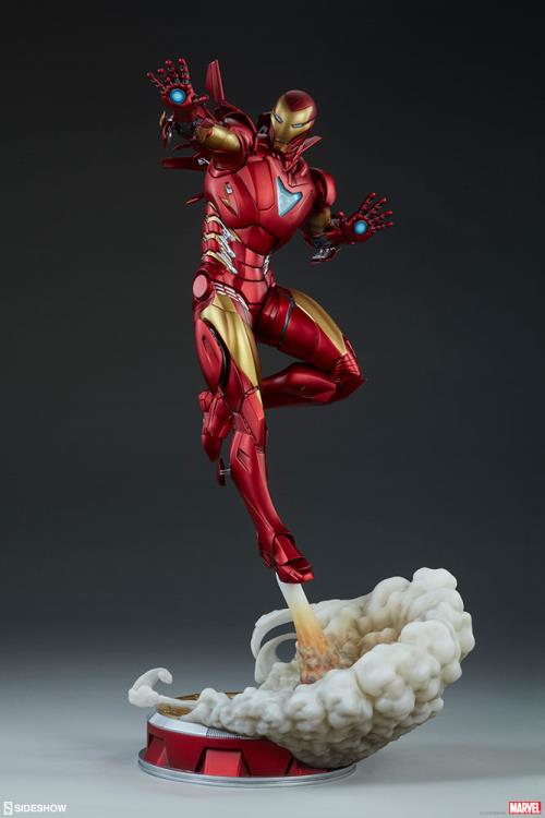 Marvel Adi Granov Artist Series Iron Man Extremis Mark II Statue Gallery Image 7