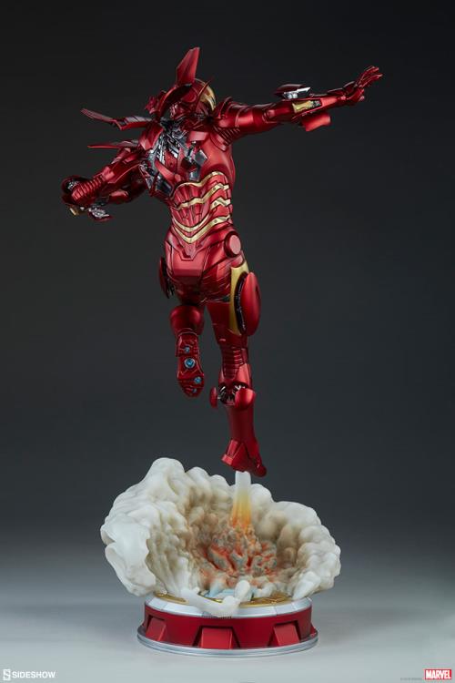 Marvel Adi Granov Artist Series Iron Man Extremis Mark II Statue Gallery Image 6