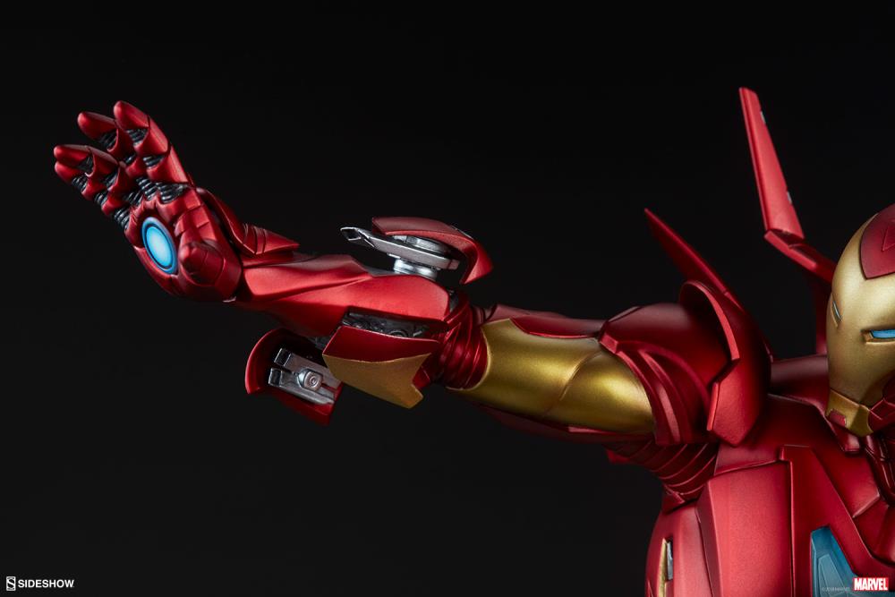 Marvel Adi Granov Artist Series Iron Man Extremis Mark II Statue Gallery Image 10
