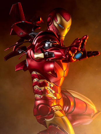 Marvel Adi Granov Artist Series Iron Man Extremis Mark II Statue Gallery Image 2