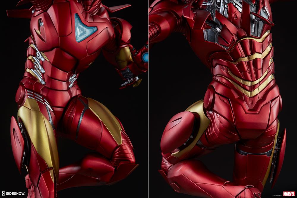 Marvel Adi Granov Artist Series Iron Man Extremis Mark II Statue Gallery Image 9
