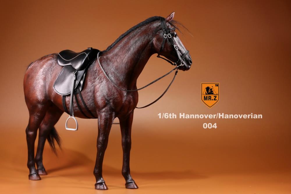 German Hanoverian Horse (Dark Brown) 1/6 Scale Figure Gallery Image 7