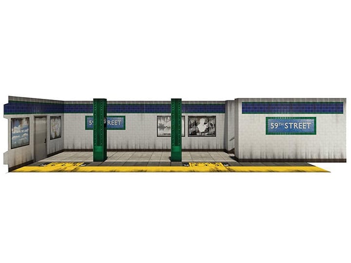 Subway Terminal (2.0) 1/12 Scale Pop-Up Diorama Gallery Image 1