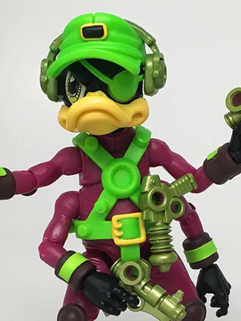 Bucky O'Hare Corsair Canard Dead-Eye Duck BBTS Shared Exclusive With Lunchbox Gallery Image 2