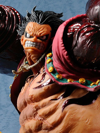 One Piece Monkey D. Luffy (Gear 4 Kong Gun) Crimson Color Figure Gallery Image 2