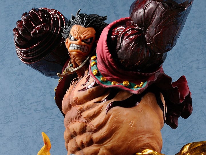 One Piece Monkey D. Luffy (Gear 4 Kong Gun) Crimson Color Figure Gallery Image 1