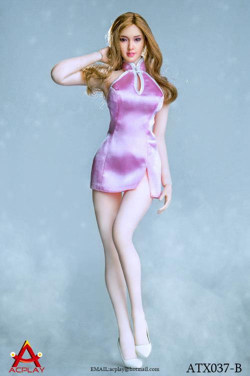 Mini Cheongsam (Pink) 1/6 Scale Accessory Set Gallery Image 3