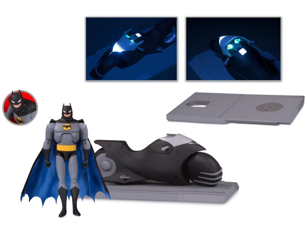 Batman: The Animated Series Batcycle With Batman Figure Gallery Image 4