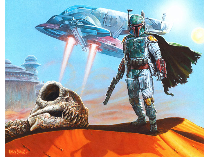 Star Wars Fett Collects SDCC 2018 Exclusive Giclee Gallery Image 1