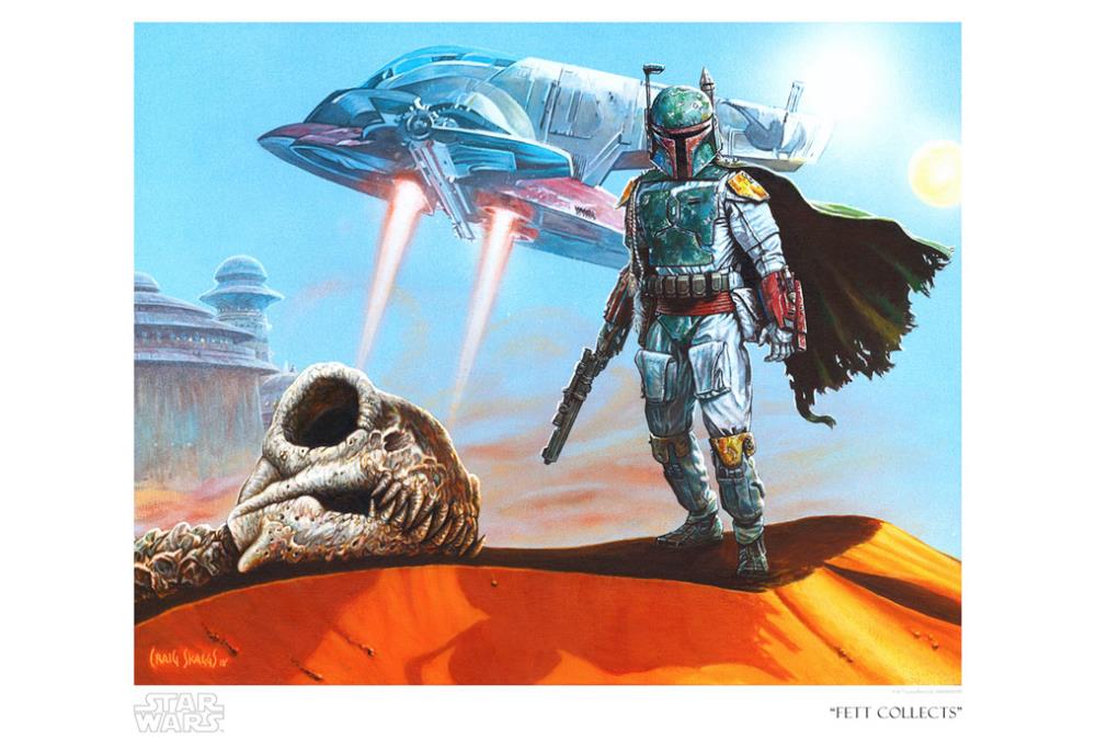 Star Wars Fett Collects SDCC 2018 Exclusive Giclee Gallery Image 4