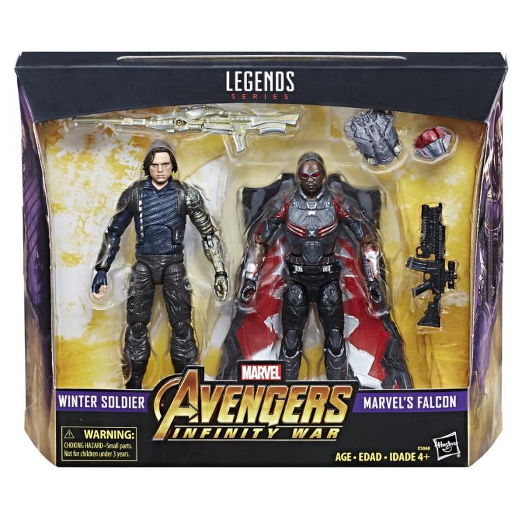Avengers: Infinity War Marvel Legends Winter Soldier & Marvel’s Falcon Exclusive Two-Pack Gallery Image 4