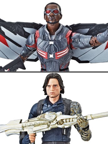 Avengers: Infinity War Marvel Legends Winter Soldier & Marvel’s Falcon Exclusive Two-Pack Gallery Image 2