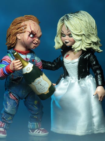 NECA Ultimate Chucky and Tiffany | Bride of Chucky Figures NECA Ultimate Chucky and Tiffany | Bride of Chucky Figures