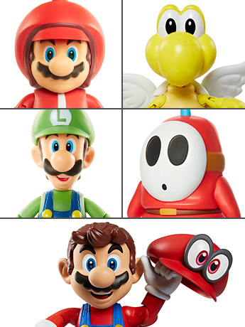 World of Nintendo 4" Figure Series 13 Set of 5 Gallery Image 2