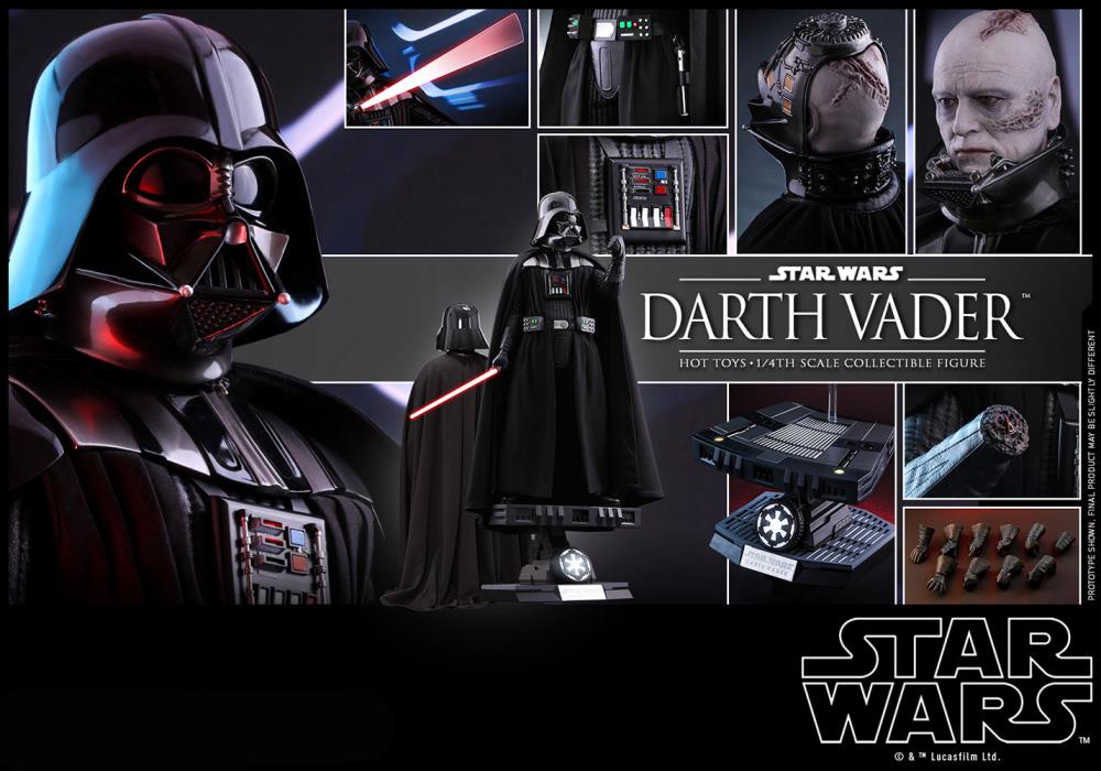 Star Wars: Return of the Jedi QS013 Darth Vader 1/4 Scale Collectible Figure Gallery Image 12