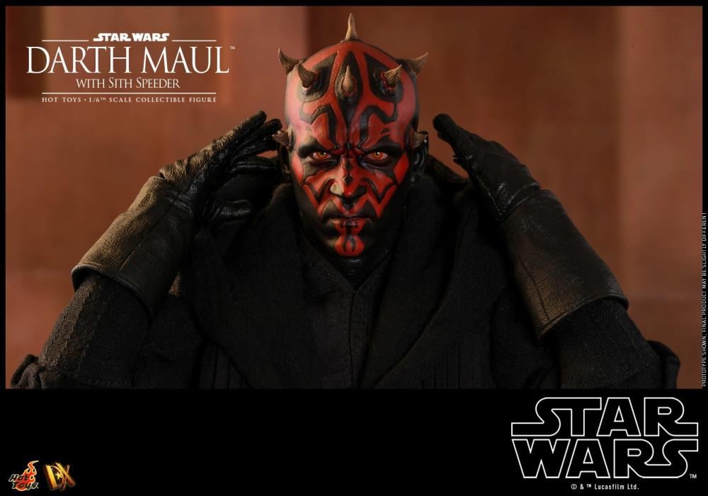 Star Wars: The Phantom Menace DX17 Darth Maul With Speeder 1/6 Scale Collectible Figure Gallery Image 11