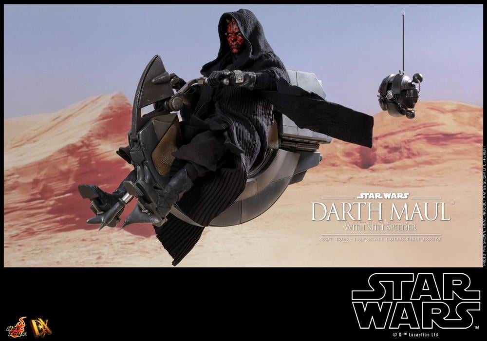 Star Wars: The Phantom Menace DX17 Darth Maul With Speeder 1/6 Scale Collectible Figure Gallery Image 17