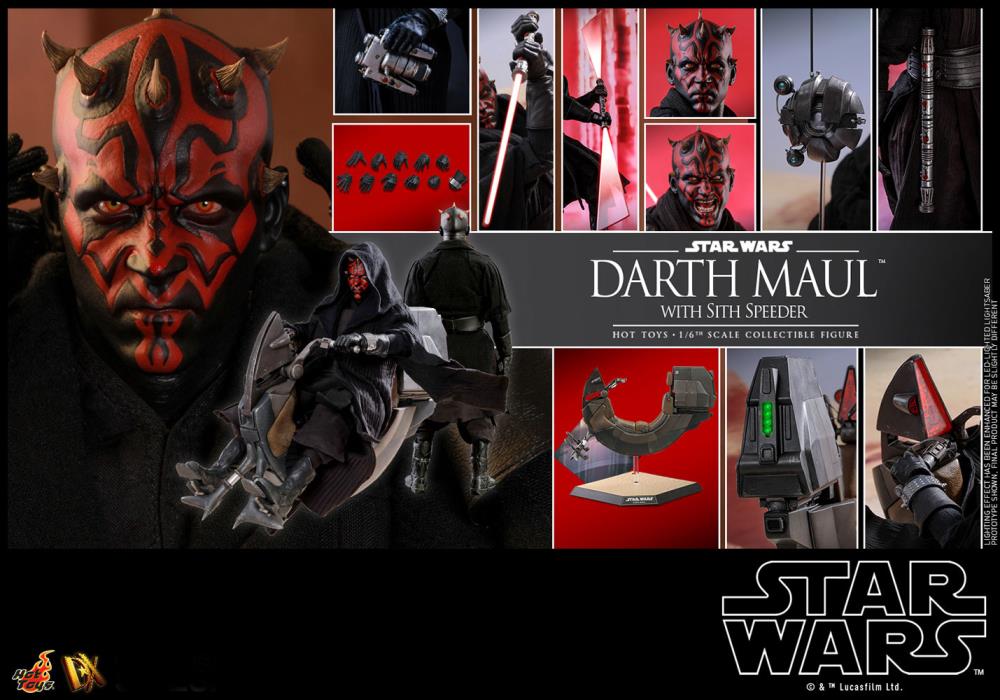 Star Wars: The Phantom Menace DX17 Darth Maul With Speeder 1/6 Scale Collectible Figure Gallery Image 21