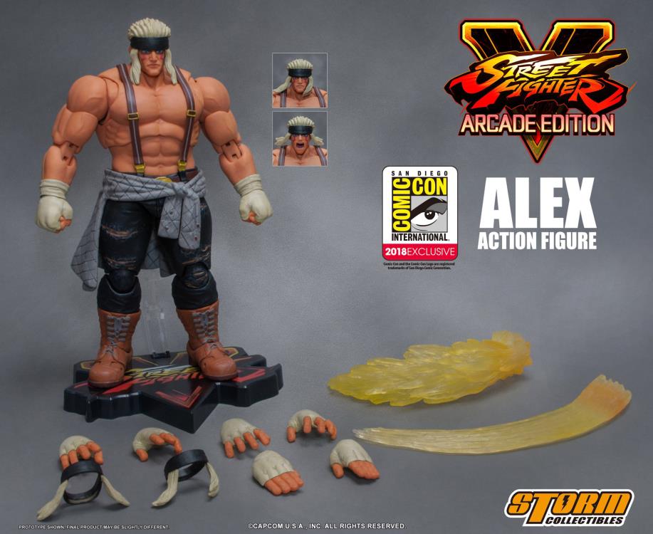 Street Fighter V Alex (Special Edition) 1/12 Scale SDCC 2018 Exclusive Action Figure Gallery Image 4