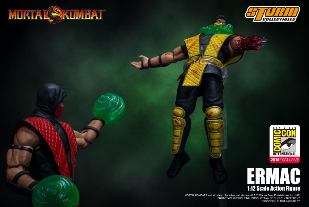 Mortal Kombat Ermac 1/12 Scale SDCC 2018 Exclusive Action Figure