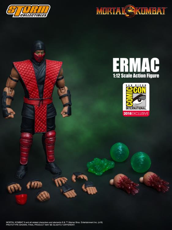 Mortal Kombat Ermac 1/12 Scale SDCC 2018 Exclusive Action Figure Gallery Image 9