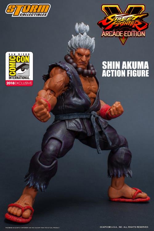 Street Fighter V Shin Akuma 1/12 Scale SDCC 2018 Exclusive Action Figure Gallery Image 3