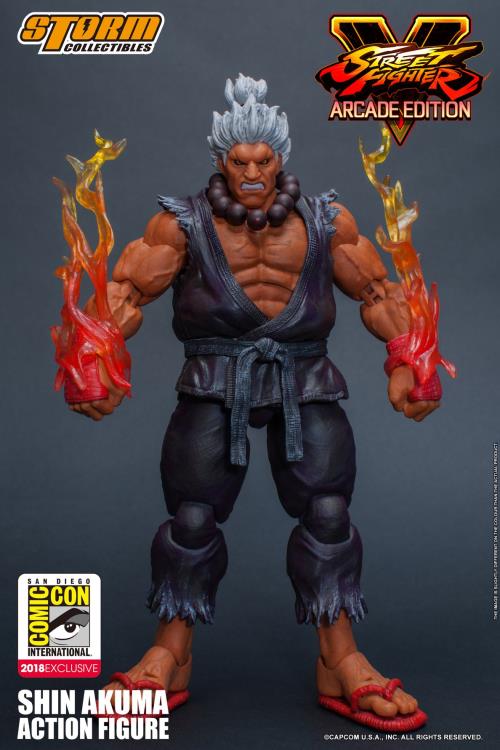 Street Fighter V Shin Akuma 1/12 Scale SDCC 2018 Exclusive Action Figure Gallery Image 7