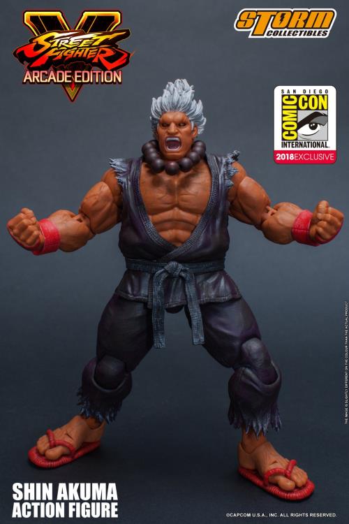 Street Fighter V Shin Akuma 1/12 Scale SDCC 2018 Exclusive Action Figure Gallery Image 5