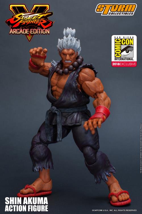 Street Fighter V Shin Akuma 1/12 Scale SDCC 2018 Exclusive Action Figure Gallery Image 4