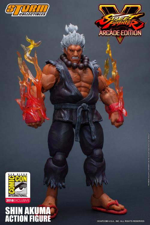 Street Fighter V Shin Akuma 1/12 Scale SDCC 2018 Exclusive Action Figure Gallery Image 8