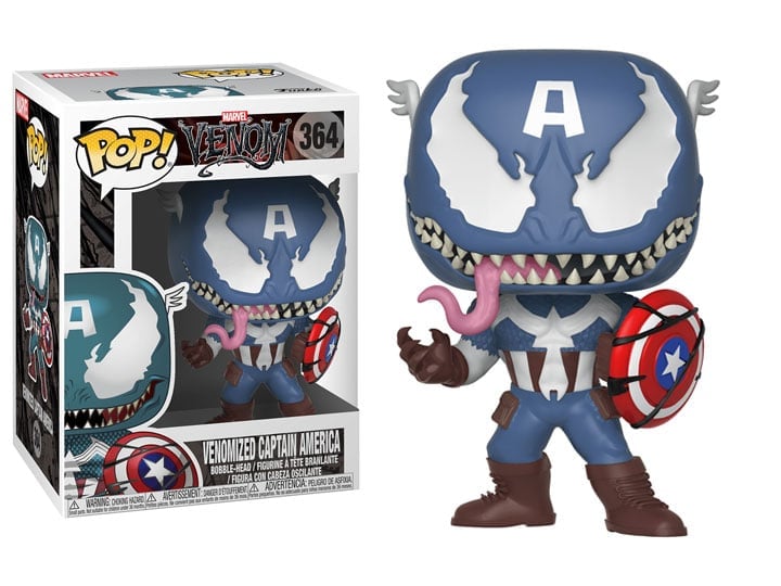 Pop! Marvel: Venom Series - Venomized Captain America Gallery Image 1