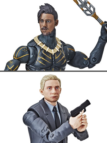 Black Panther Marvel Legends Everett Ross and Erik Killmonger Exclusive Two-Pack Gallery Image 2