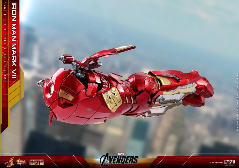 The Avengers MMS500D27 Iron Man Mark VII 1/6 Scale Collectible Figure Gallery Image 27