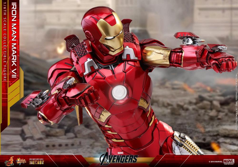 The Avengers MMS500D27 Iron Man Mark VII 1/6 Scale Collectible Figure Gallery Image 28