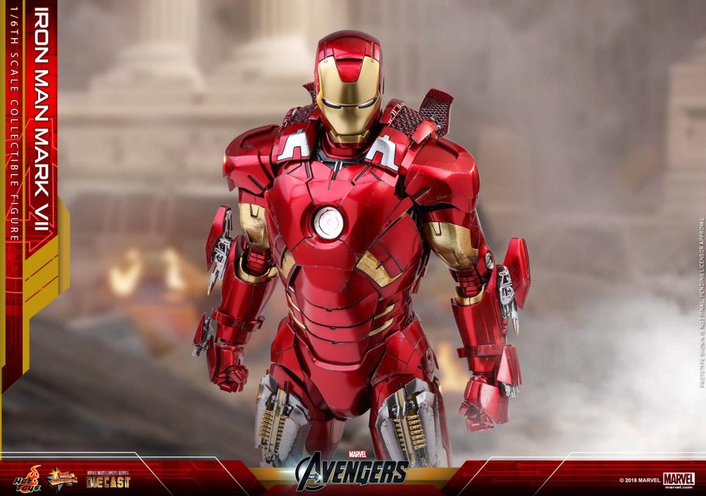 The Avengers MMS500D27 Iron Man Mark VII 1/6 Scale Collectible Figure Gallery Image 23