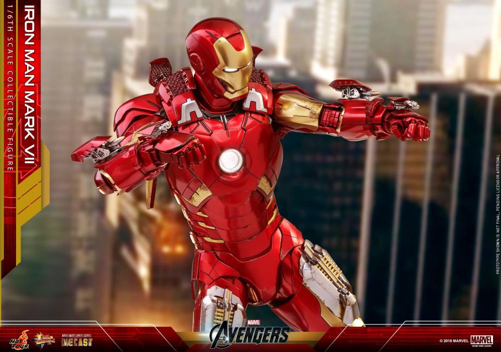 The Avengers MMS500D27 Iron Man Mark VII 1/6 Scale Collectible Figure Gallery Image 25